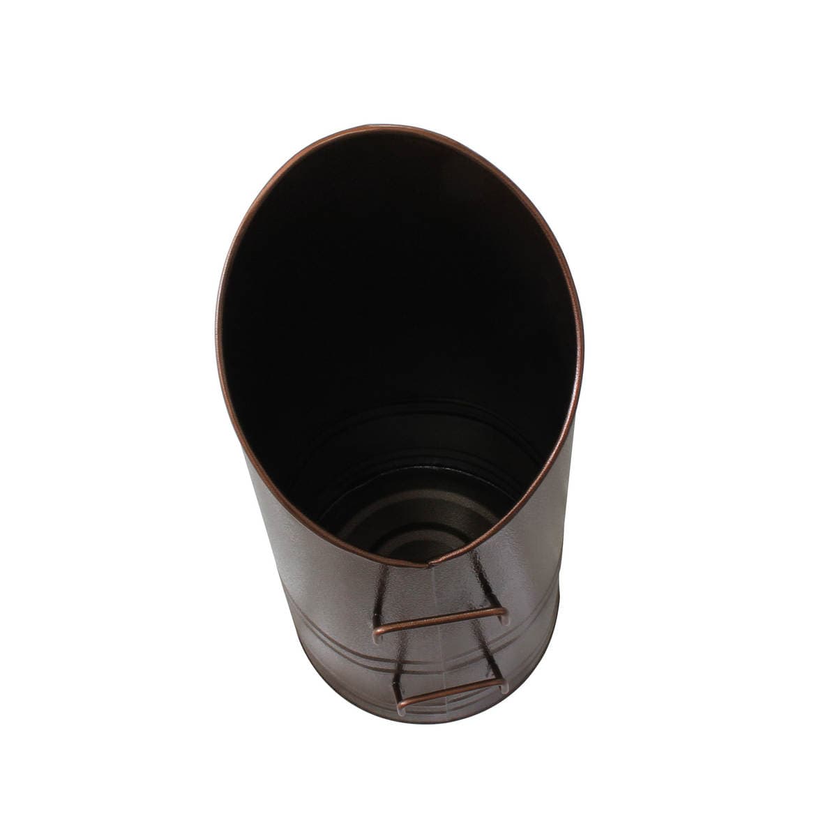 Cross-Border European-Style Fireplace Tools, Iron Art Explosion Gold Round Charcoal Barrel, Galvanized Iron Sheet, Slanted Mouth, Sharp Mouth, Carbon Barrel Customization 5