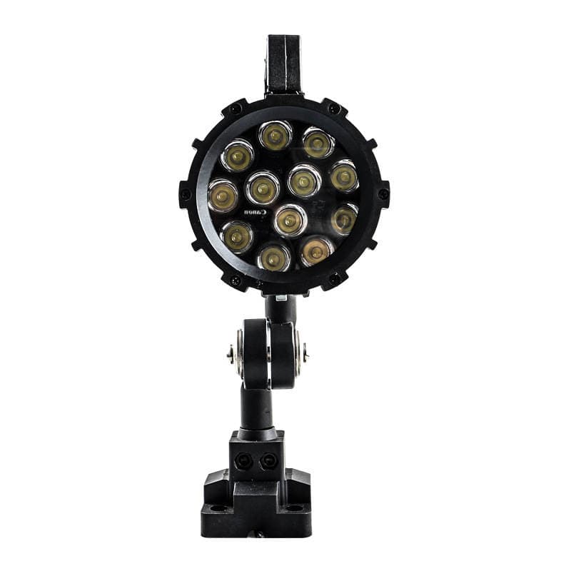 JiuJia LED Waterproof CNC Folding Arm Machine Tool Work Light, Short Arm Type, Oil-Proof Machine Tool Lighting 12W 220V 5