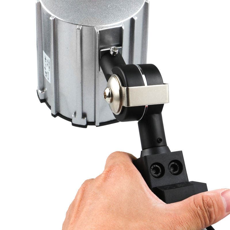 JiuJia LED Waterproof CNC Folding Arm Machine Tool Work Light, Short Arm Type, Oil-Proof Machine Tool Lighting 12W 220V 3