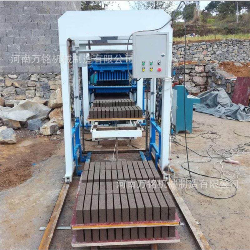 Export to Africa 4-15 Hydraulic Brick Making Machine Block Production Line Concrete Hollow Block Making Machine Cement Brick Machine 3