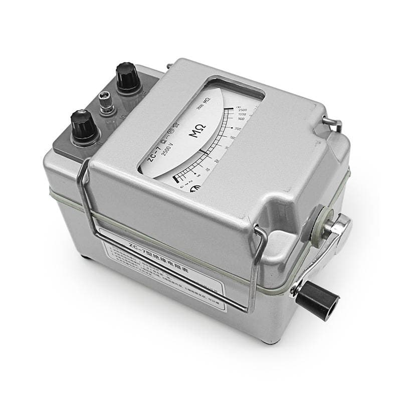Jinchuan Zc-7 Rəqəmsal Meqohmmetr İzolyasiya və Müqavimət Testeri (10000V/2500V/500V) 5