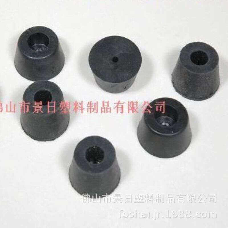 Furniture soft foot pad black rubber machine foot pad cabinet foot protection pad chassis shock pad factory supply cushion 3