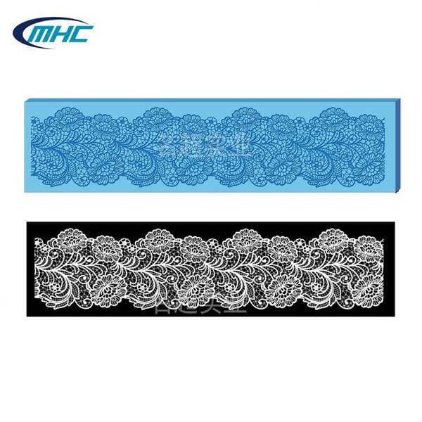 Silicone Lace Mat Fondant Cake Decoration Mold Lace Pattern Chocolate Rim Baking Cake Mold