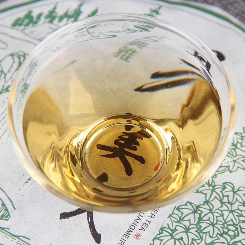 Yunnan Pu-er çayı, Ay işığı ağ tortu, Jingmai Dağı, qədim ağac, 357 q, ağ çay 4