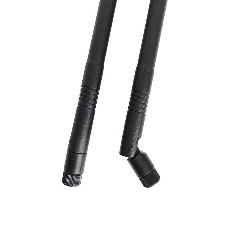 Xarici 2.4G/5.8G ikili diapazonlu WiFi7/Bluetooth/Zigbee rezin çubuq antena, yüksək gücləndirməli 12dBi 4