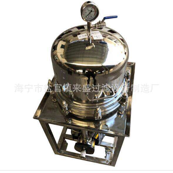 Stainless Steel Stacked Decarbonization Filter Activated Carbon Membrane Filter Pharmaceutical Grade Closed Filter 4