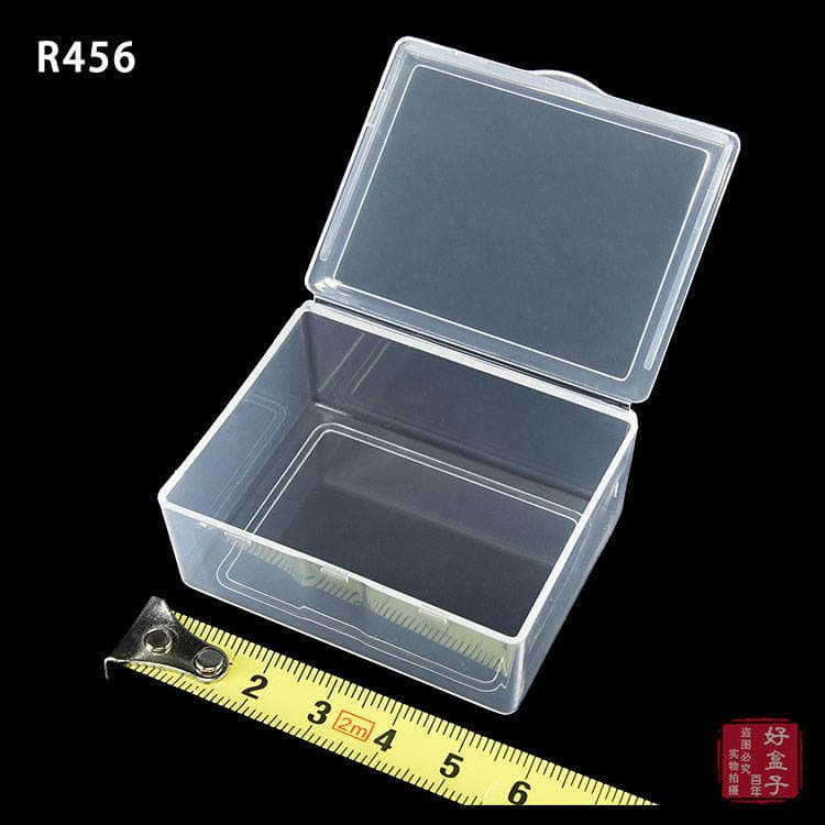 Chicken eating artifact R456 rectangular plastic box tool box small transparent parts box pp storage box with lid 3