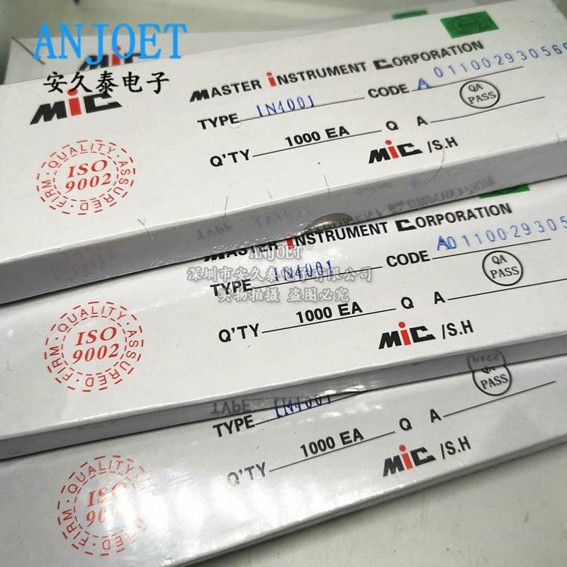 Rectifier diode 1N4001 IN4001 DO-41 1A 50V in-line rectifier brand new original 3