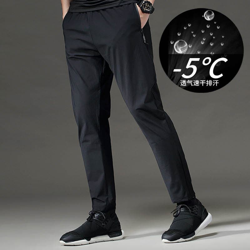 Straight Men's Pants Quick-drying Ice Silk Pants Sports Men's Pants Casual Sports Pants Men's Summer Pants Casual Pants Men's 3