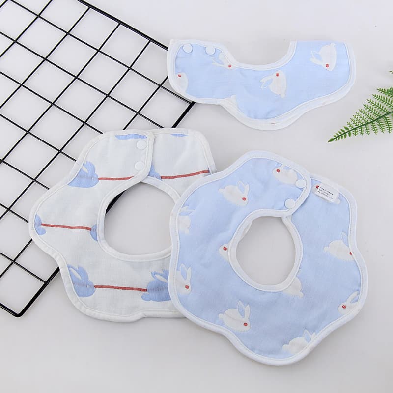 [Six-layer Jacquard] Rabbit (blue)
