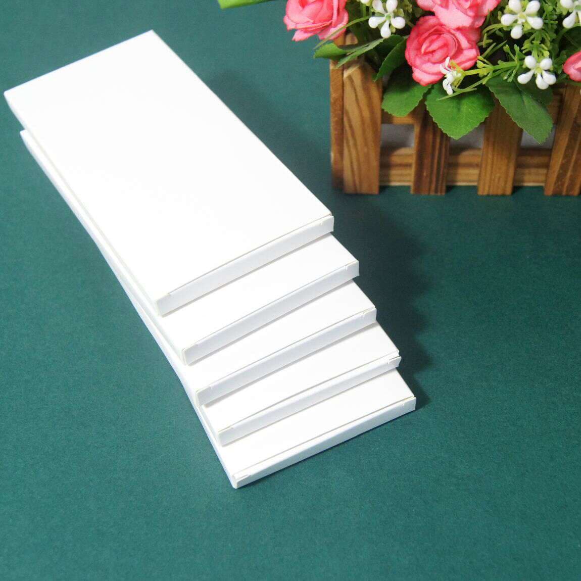 91-100 mm ağ/qara karton qutu, yastı qablaşdırma, ikiqat, topdansatış 2