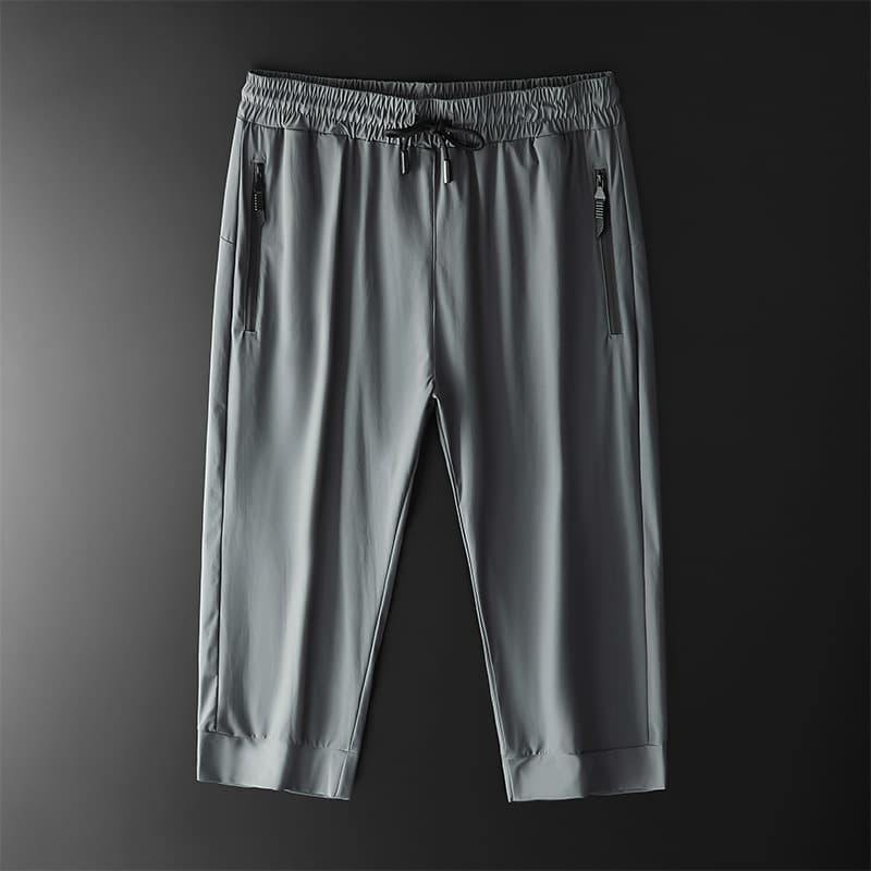 B28D-3 gray cropped pants
