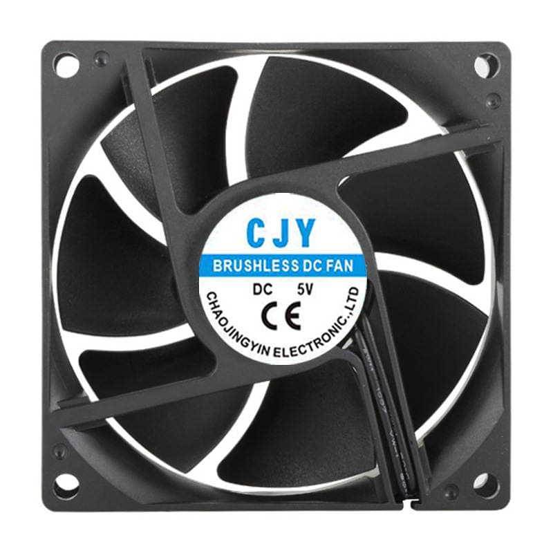 DC8025 DC soyuducu ventilyatoru, 80x80x25 mm, ikiqat şarlı, 5V/12V/24V 4