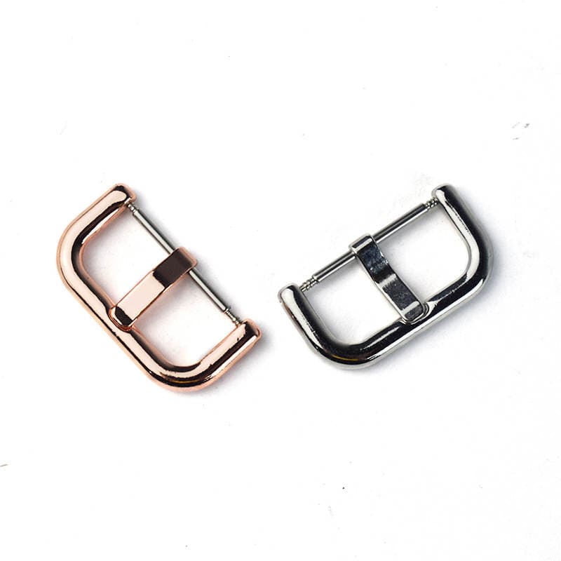 Factory Wholesale 20 Rose Gold Stainless Steel Watch Buckle Silicone Strap Buckle Zinc Alloy Casual Strap Buckle Accessories 5