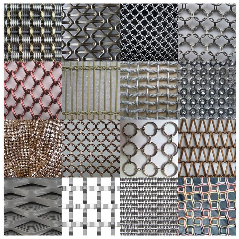 Alüminium spiral metal dekorativ pərdə 1