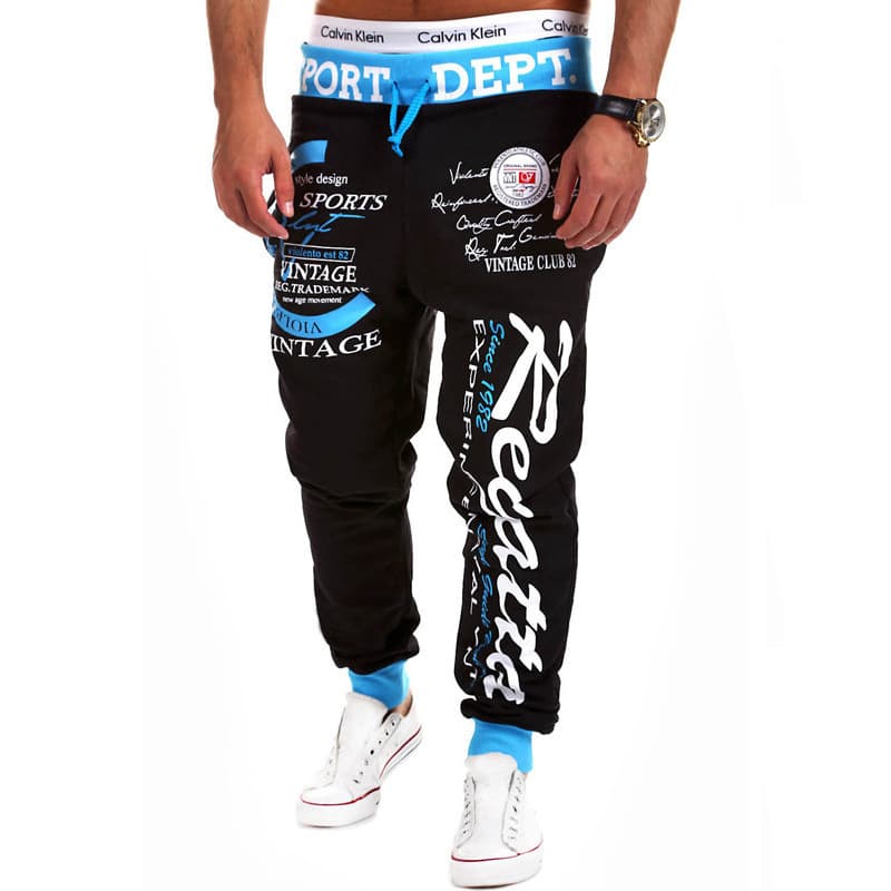 Black with blue