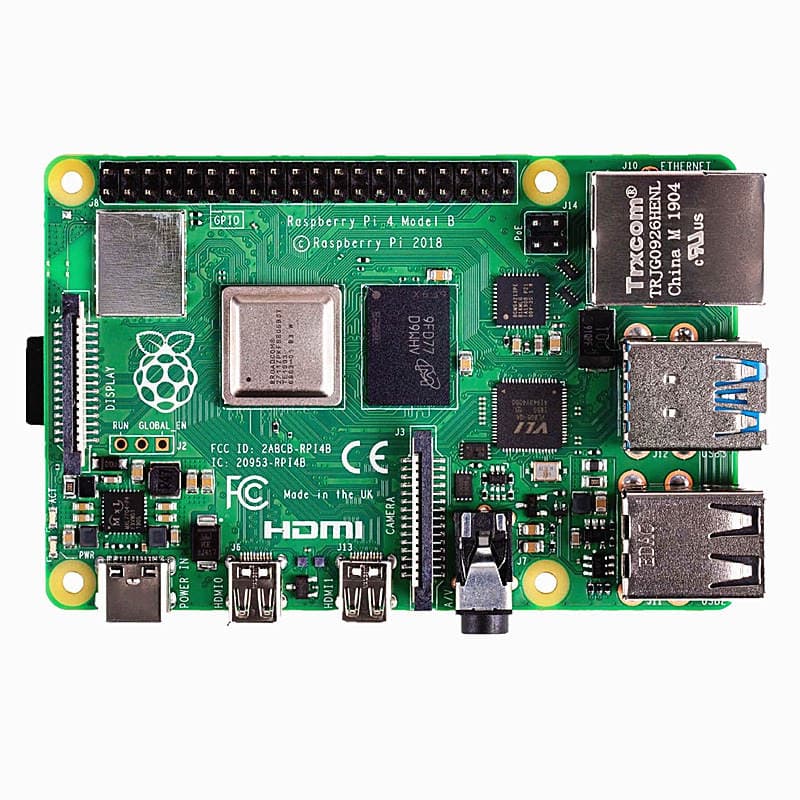 Orijinal Raspberry Pi 4B Geliştirme Kartı, Python, Bluetooth 5.0 5