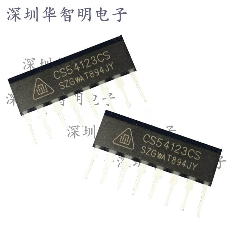 Wholesale CS54123CS in-line SIP-8 leakage protection circuit Huajing original high-speed ground leakage circuit 3
