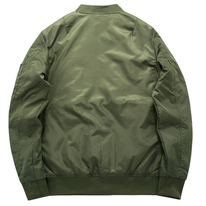 Foreign Trade Men's Clothing Amazon Autumn and Winter New Large Size Fat Guy Sports Casual Cotton Jacket Air Force One Ma1 Pilot 3