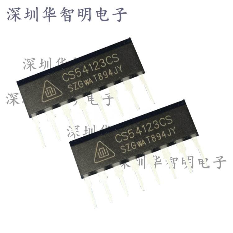Wholesale CS54123CS in-line SIP-8 leakage protection circuit Huajing original high-speed ground leakage circuit 4