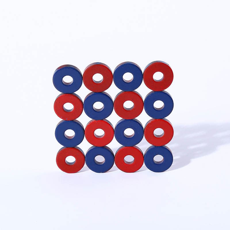 Teaching Magnets, Round Magnets, 20*7*4.5 Ferrite Red and Blue Magnets, Direct Supply from the Manufacturer, Wholesale of Permanent Magnet Materials 2