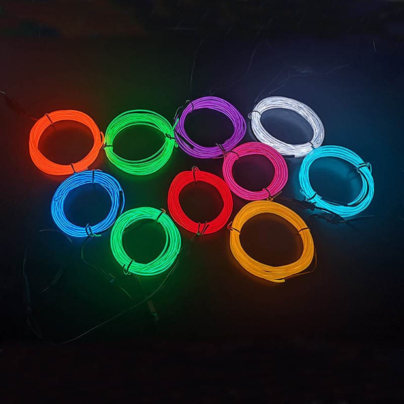 Imported material production el2.3 Cold Light Special bright EL luminous light screen stage props decorative light line 4
