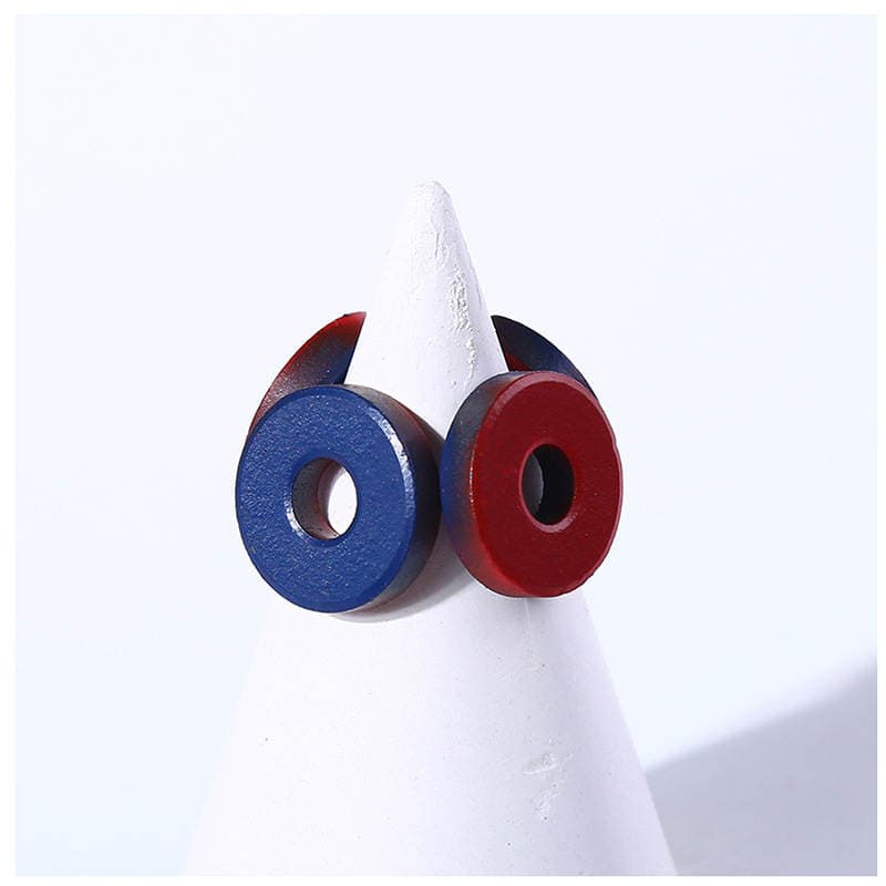 Teaching Magnets, Round Magnets, 20*7*4.5 Ferrite Red and Blue Magnets, Direct Supply from the Manufacturer, Wholesale of Permanent Magnet Materials 5