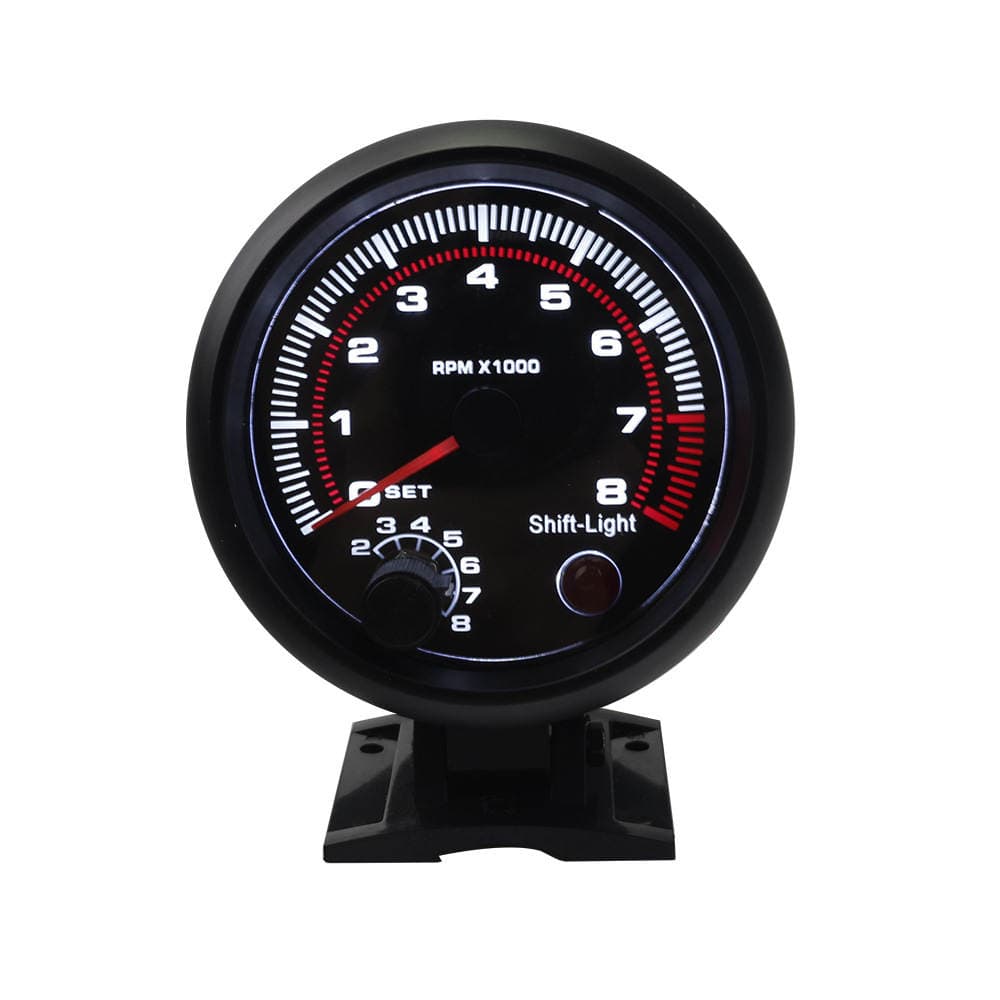 Car Modification Accessories Car Tachometer 3.75inch Universal Led Display 0-8Rpm Mechanical Tachometer 5