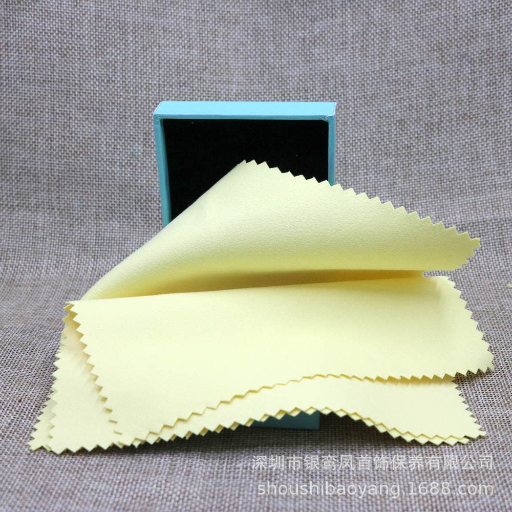 Silver cleaning cloth large maintenance cleaning sterling silver jewelry polishing cloth promotion 4
