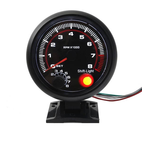 Car Modification Accessories Car Tachometer 3.75inch Universal Led Display 0-8Rpm Mechanical Tachometer