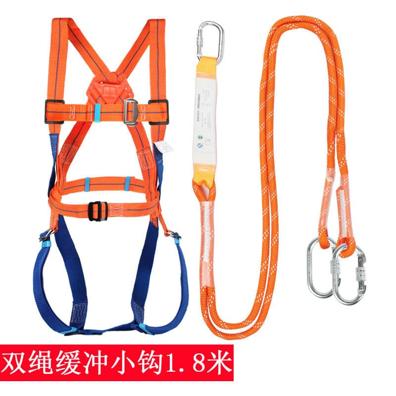 High-Altitude Safety Belt Work Outdoor Construction Safety Belt Single Hook Anti-Fall Double-Back Power Amazon Safety Rope 2