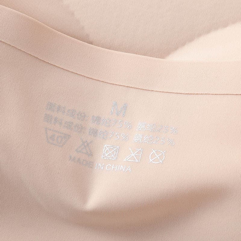 Explosive peace of mind second generation seamless ice silk underwear women's sexy suspenders beautiful back wrapped breast sleep sports girls bra 4