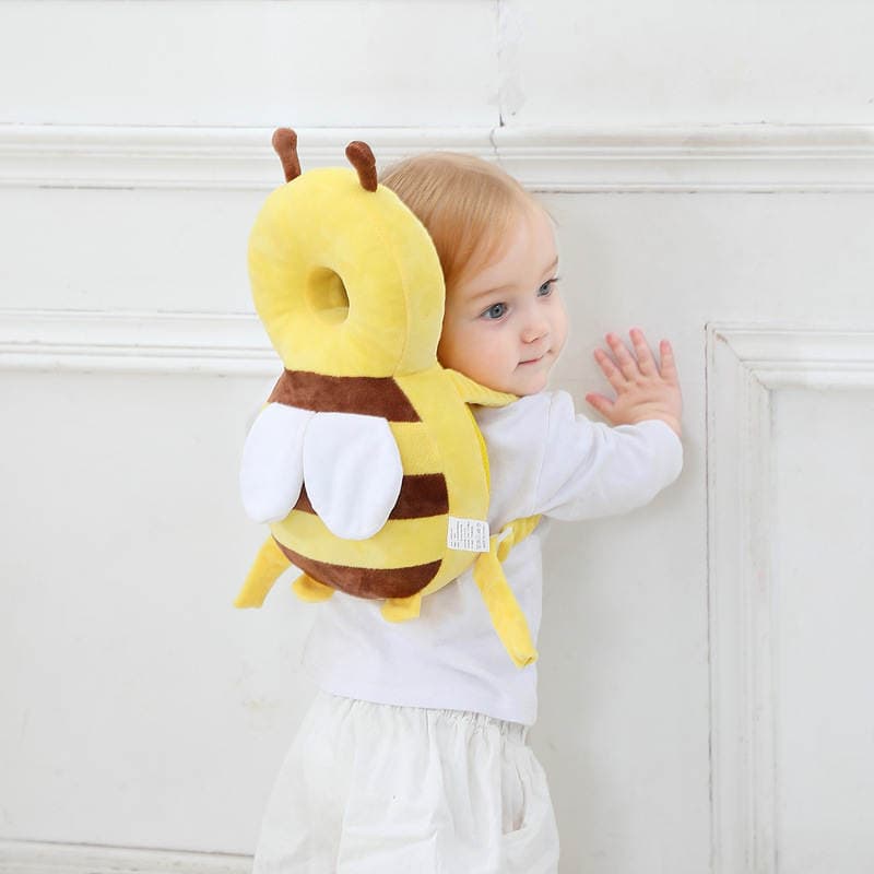 Baby Toddler Headrest Baby Learning to Walk Anti-fall Pillow Breathable Head Protection Cushion Bee Head Protection Anti-fall Cap 2