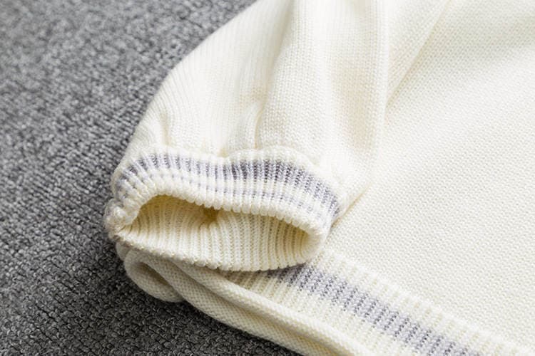 Japanese JK Sweater Autumn and Winter JK Badge Embroidered Academic Style V-Neck Pullover Long Sleeve Loose Sweater Girl 5