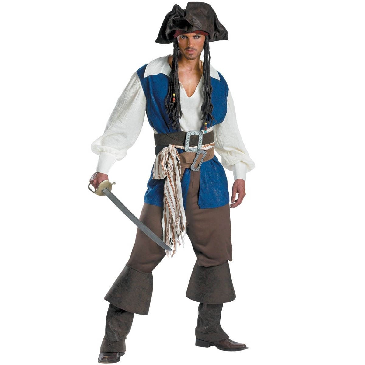 M-Xxl Halloween Pirate Uniform for Men and Women Couple Masquerade Women's Adult Pirates of the Caribbean Costume 4