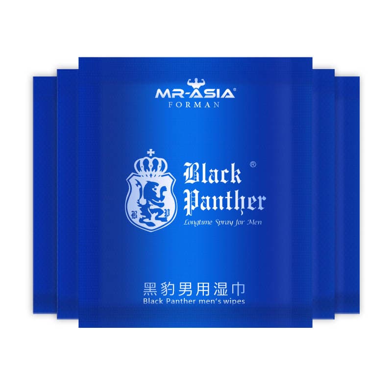 Black Panther Third-Generation Single-Use Delay Wipes for Men, Single-Piece Delay Wipes, Adult Sex Products 5