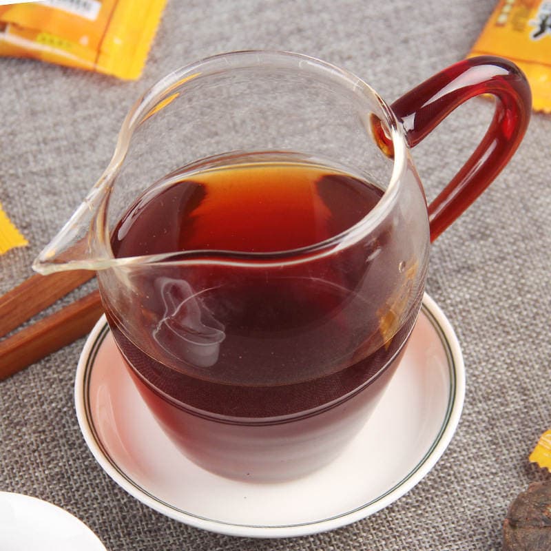 Qızıl Pu'er Tuo çayı (bişmiş, yapışqan düyü ətirli) 3