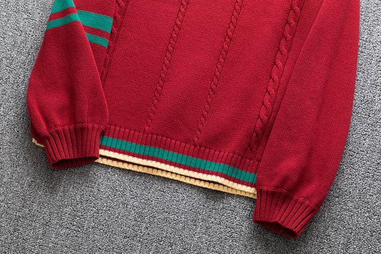 Japanese style JK uniform sweater autumn and winter JK college style Christmas V-neck long sleeve vest sweater pullover bar color girl 5