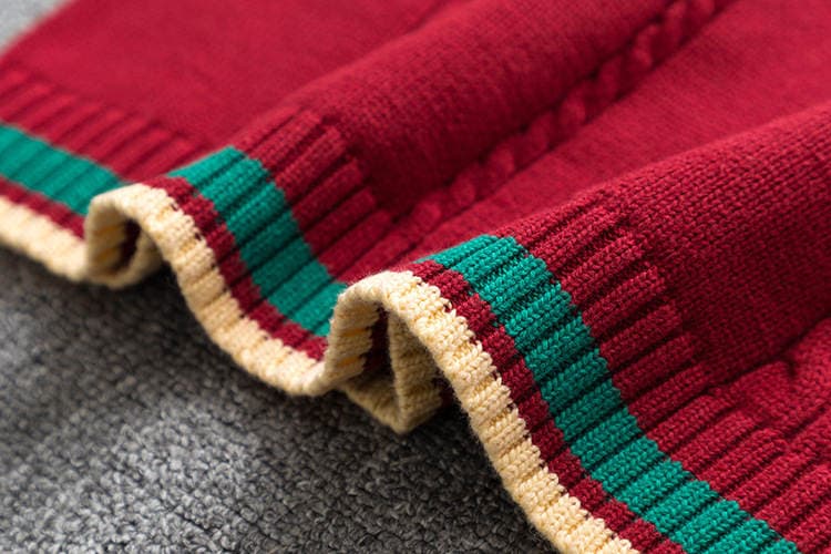 Japanese style JK uniform sweater autumn and winter JK college style V-neck sleeveless vest sweater pullover Christmas bar color girl 5