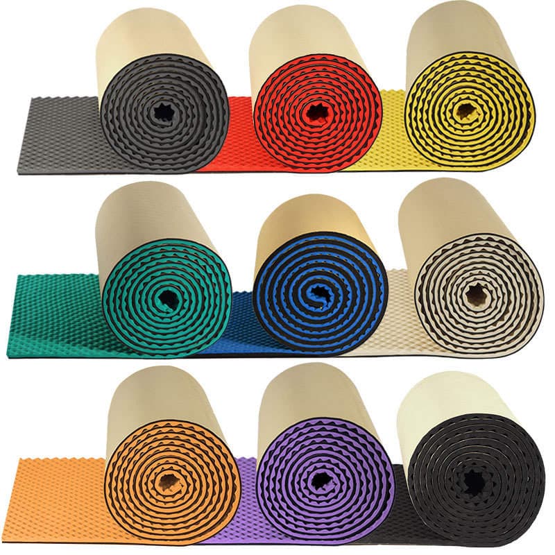 5cm Soundproof Cotton Self-Adhesive Wall Sound-Absorbing Cotton Ktv Special Wall Stickers Room Soundproof Board Flame-Retardant Rubber Plastic Soundproof Material 5