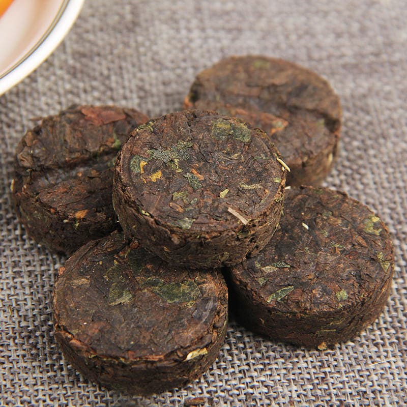 Qızıl Pu'er Tuo çayı (bişmiş, yapışqan düyü ətirli) 2
