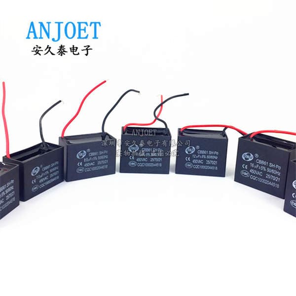 Cbb61 Fan Starting Capacitor 1/1.2/1.5/2/2.5/3/4/5/6/20Uf Ceiling Fan Range Hood 450V