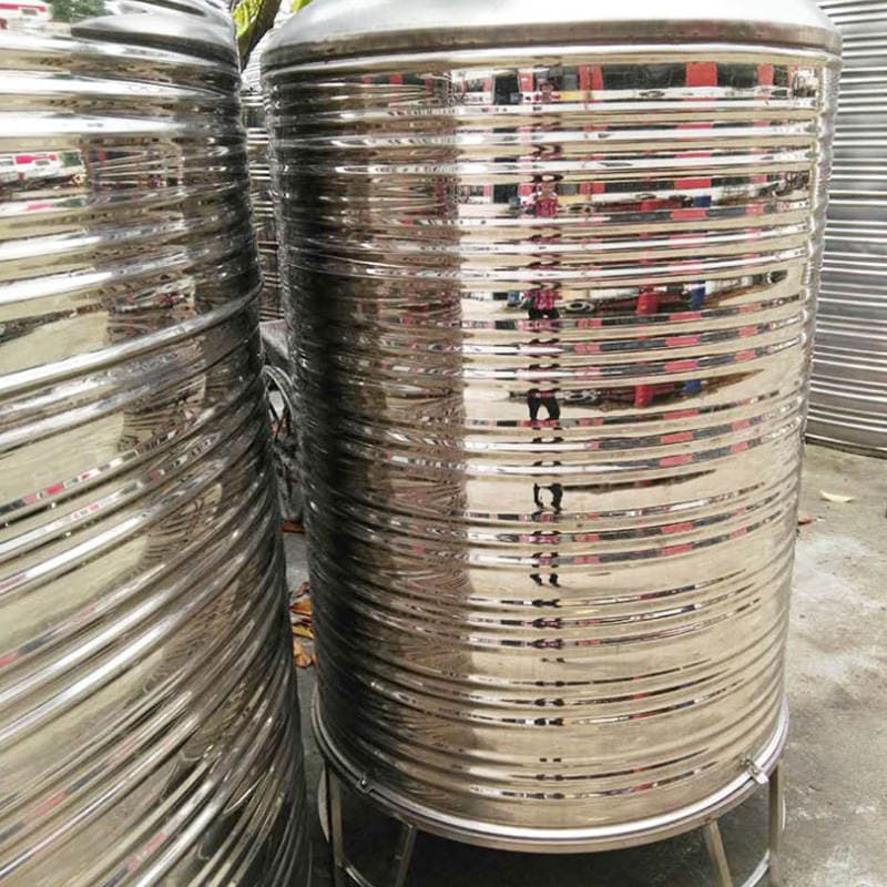 Factory direct supply vertical round water tank stainless steel small capacity water tank storage and transportation equipment water tank insulation water tank 3