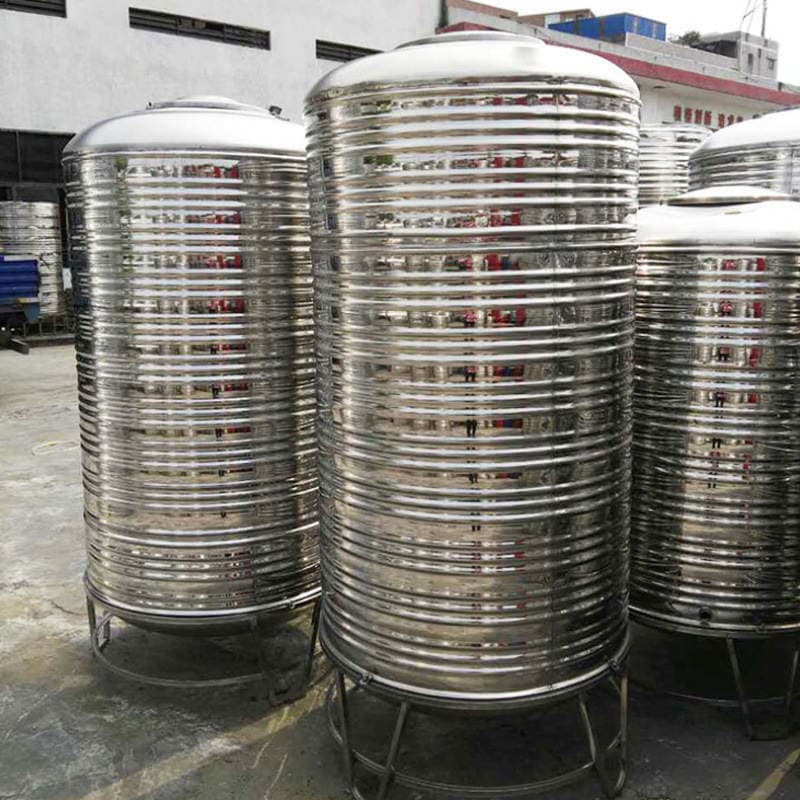 Factory direct supply vertical round water tank stainless steel small capacity water tank storage and transportation equipment water tank insulation water tank 2