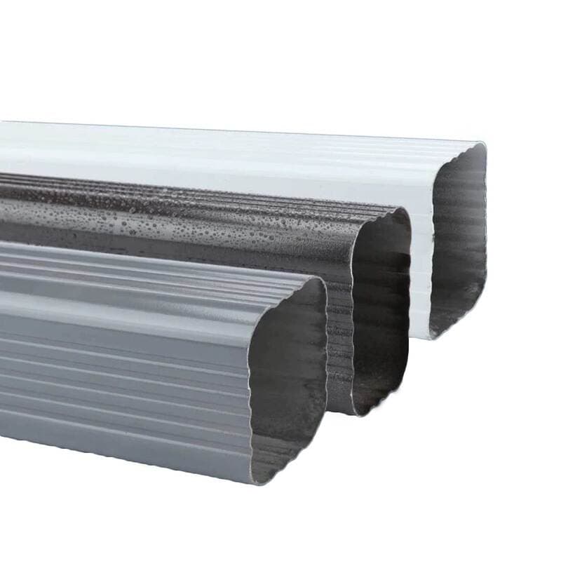 Drainage pipe eaves downpipe Sunshine room drainage system building materials aluminum alloy rainwater pipe 5