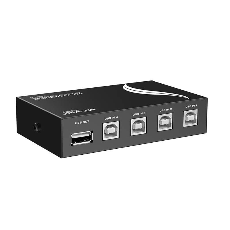 Maituo Weimu MT-1A4B-CF USB Printer Sharing Adapter Splitter One-to-Four Switcher 5