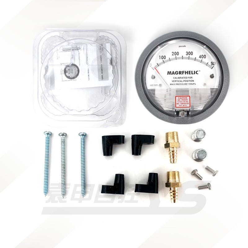 Offer Promotion Shanghai Yuan Shen Pressure Differential Table Micro-pressure Differential Meter 2000 Type Pressure Gauge Dust-free Room Differential Pressure Gauge 4