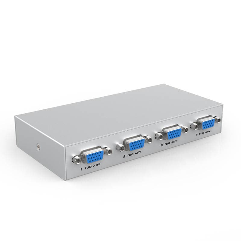 MaiTuo WeiJu MT-1504-K VGA Splitter 1 Giriş 4 Çıxış, PC Monitorları üçün HD Video 5