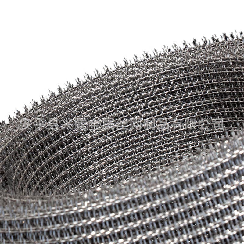 304 Stainless Steel Crimped Mesh Metal Grid Sheet Industrial Mining Screen Filter Mesh Woven Screen Mesh Pet Cage Bottom Mesh 5