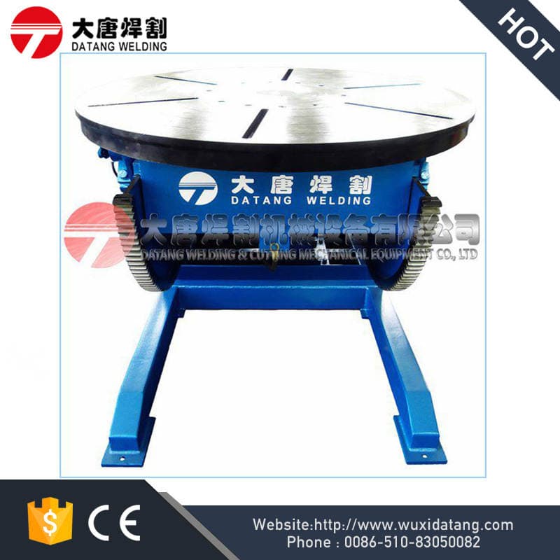 [Hot-Selling in Wuxi] Welding Auxiliary Equipment, Welding Positioner, 600kg Positioner with Chuck for Argon Arc Welding 2